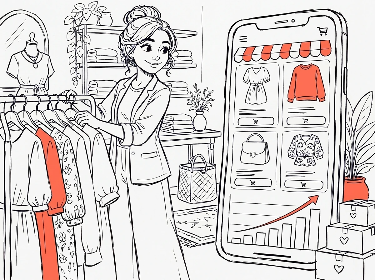 Illustration of the LaBella Intimates campaign