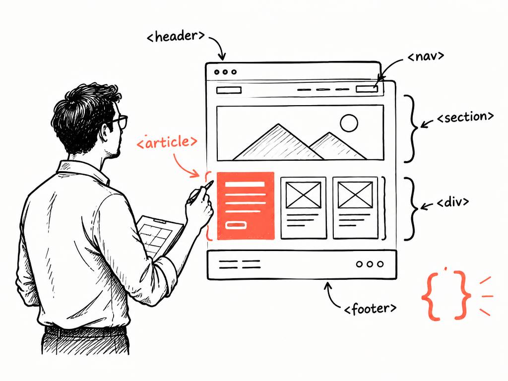 Illustration of schema markup and rich results work